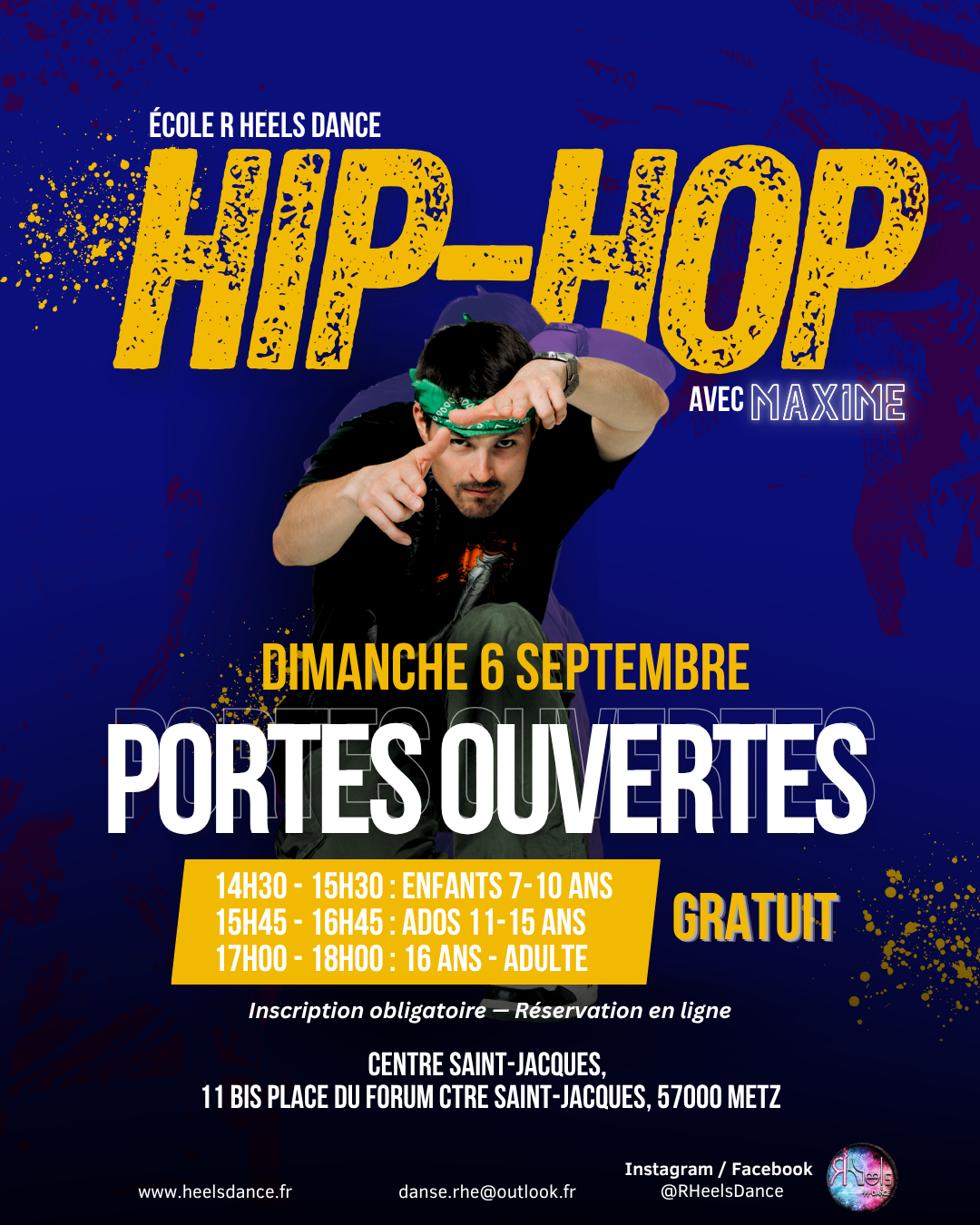 Portes ouvertes Hip-Hop avec Maxime